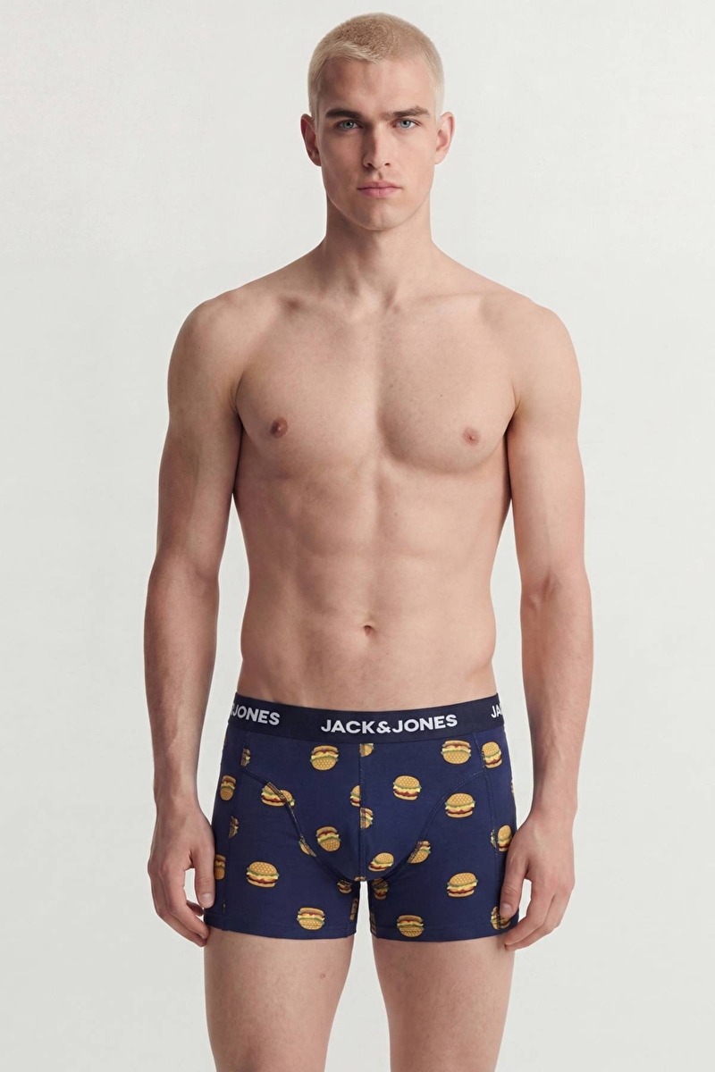 Jack&Jones Erkek 3'lü Boxer 12301212.MVI