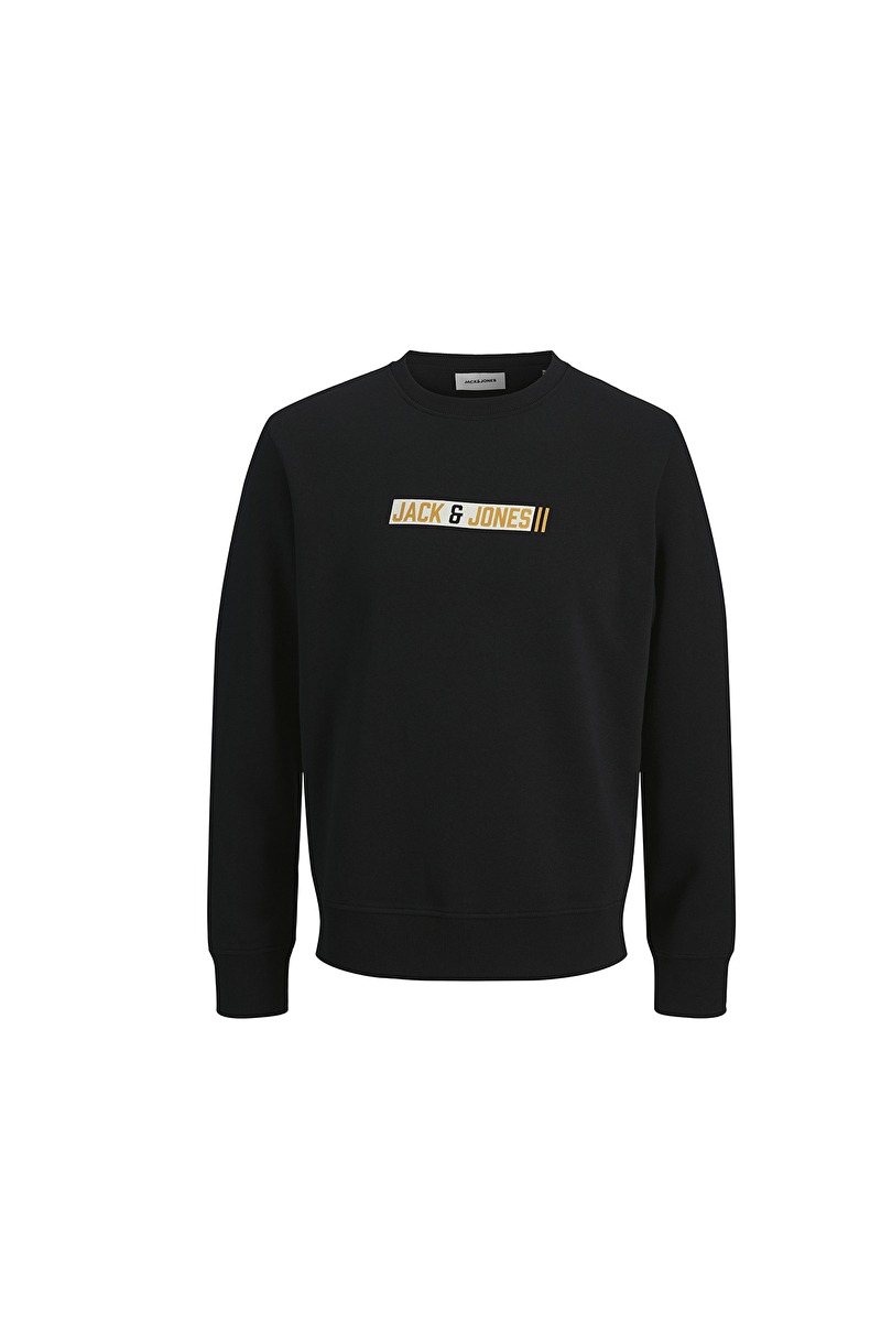 Jack&Jones Erkek Sweatshirt 12298431 BLACK