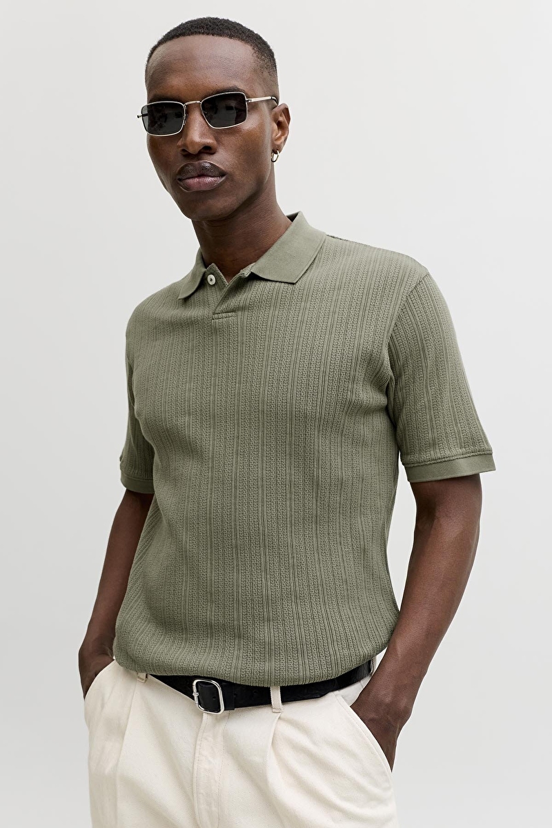 Jack&Jones Erkek Tişört 12307935 Smokey Olive