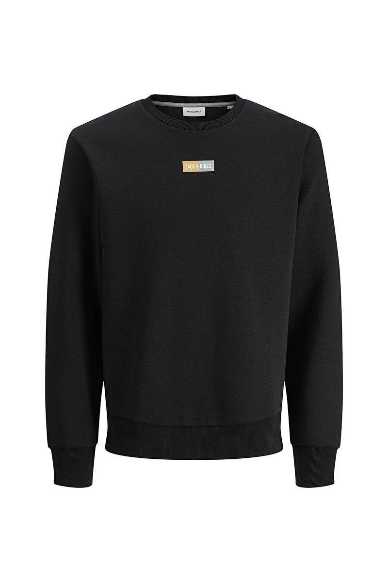 Jack&Jones Erkek Sweatshirt 12310759 BLACK ONYX