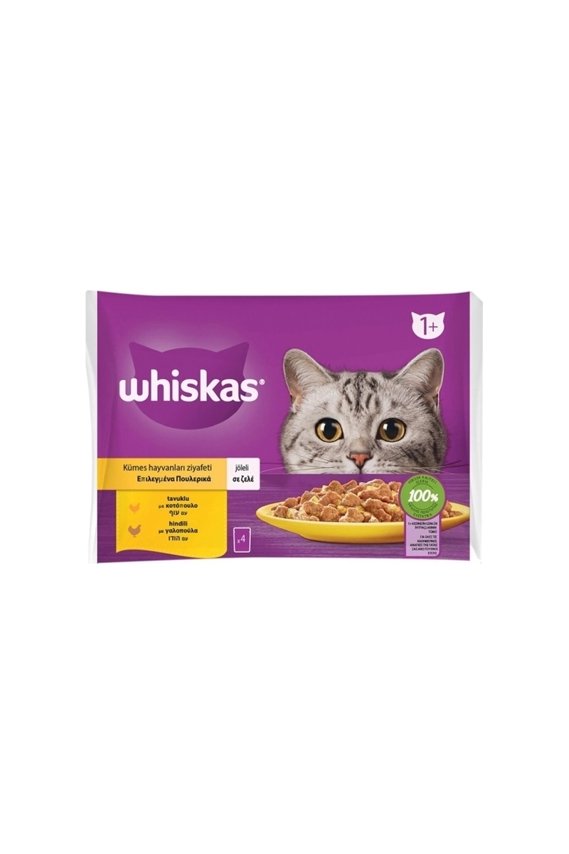 Whiskas Kümes Hayvanları Ziyafeti Poşet Yaş Mama