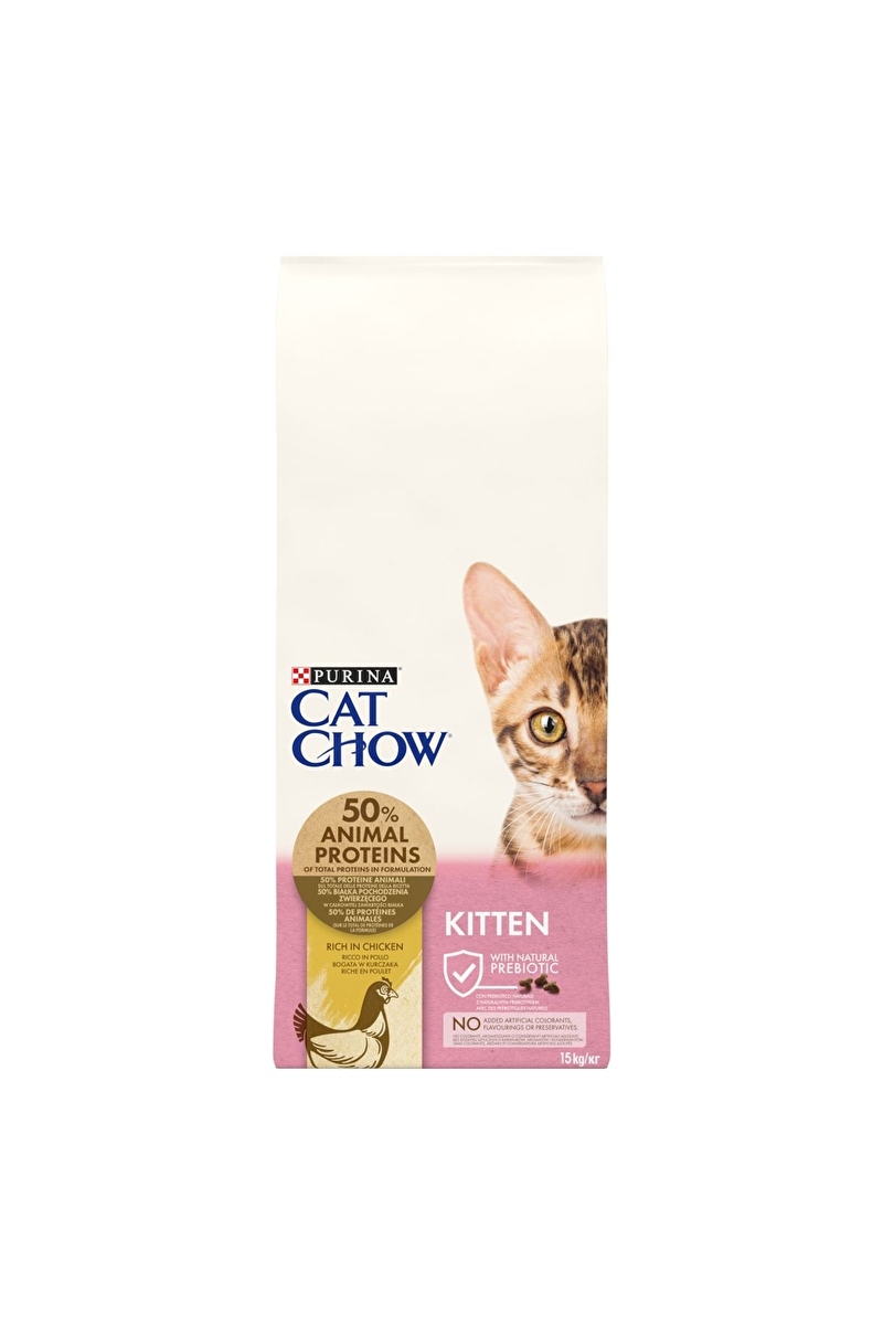 Purina Cat Chow Tavuklu Yavru Kedi Maması 15kg