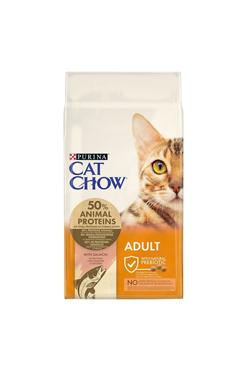 Cat Chow Somonlu ve Ton Balıklı Yetişkin Kedi Maması 15kg