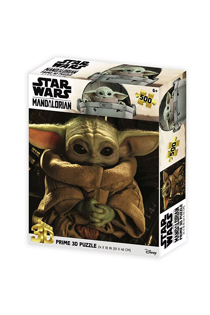 Baby Yoda The Mandolorian 3D Puzzle 500 Parça