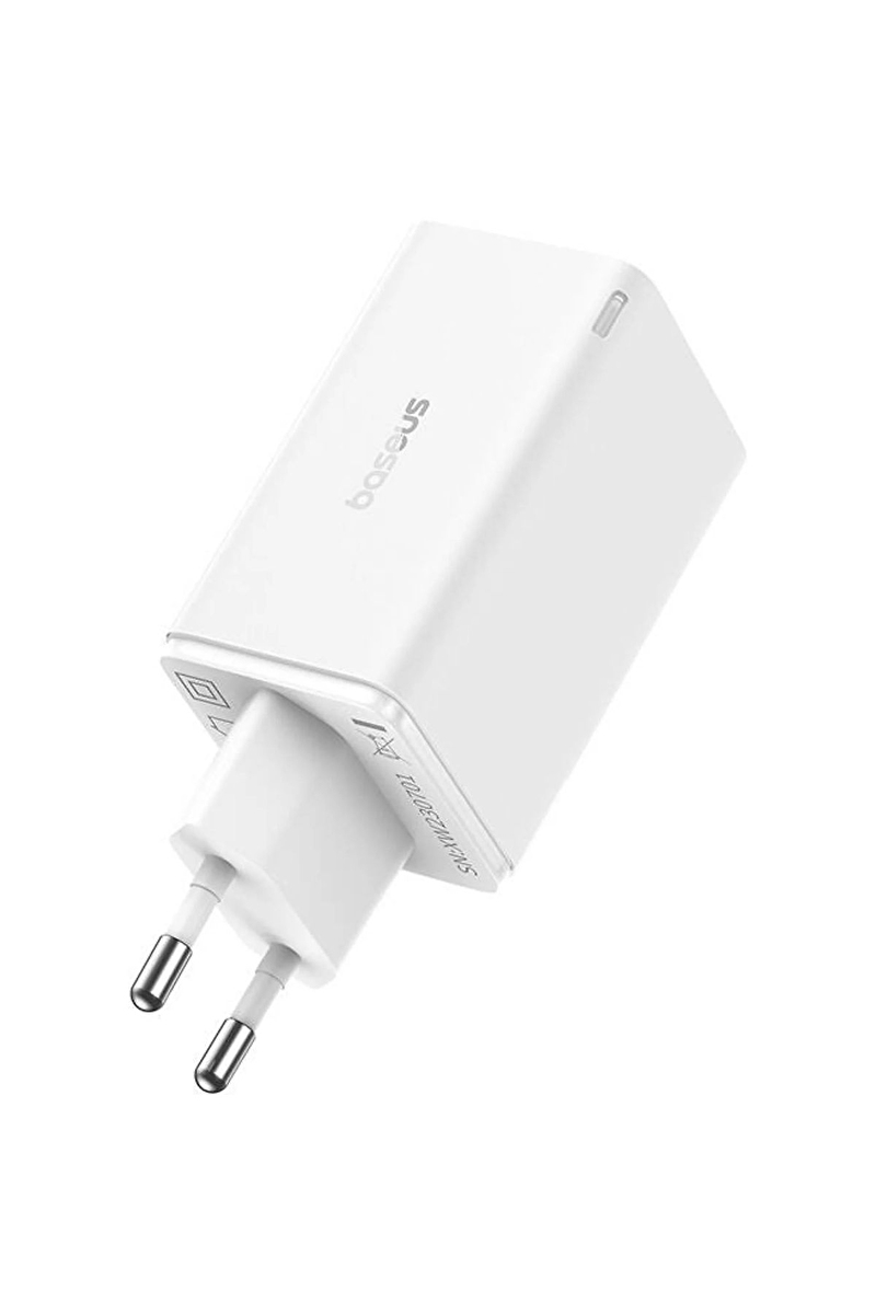 BASEUS GAN 6 Pro 2C+2U 65W Şarj Cihazı Beyaz