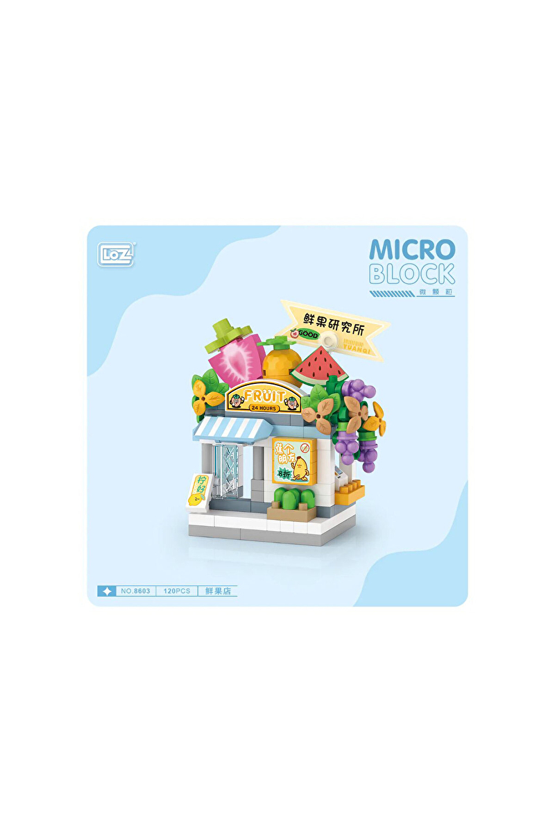 LOZ Mikro Block Meyve Dükkanı 120 Parça LZ-8603