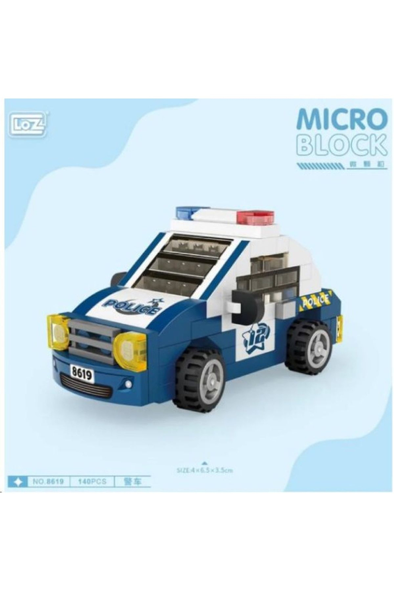 LOZ Mikro Block Polis Arabası 140 Parça LZ-8619