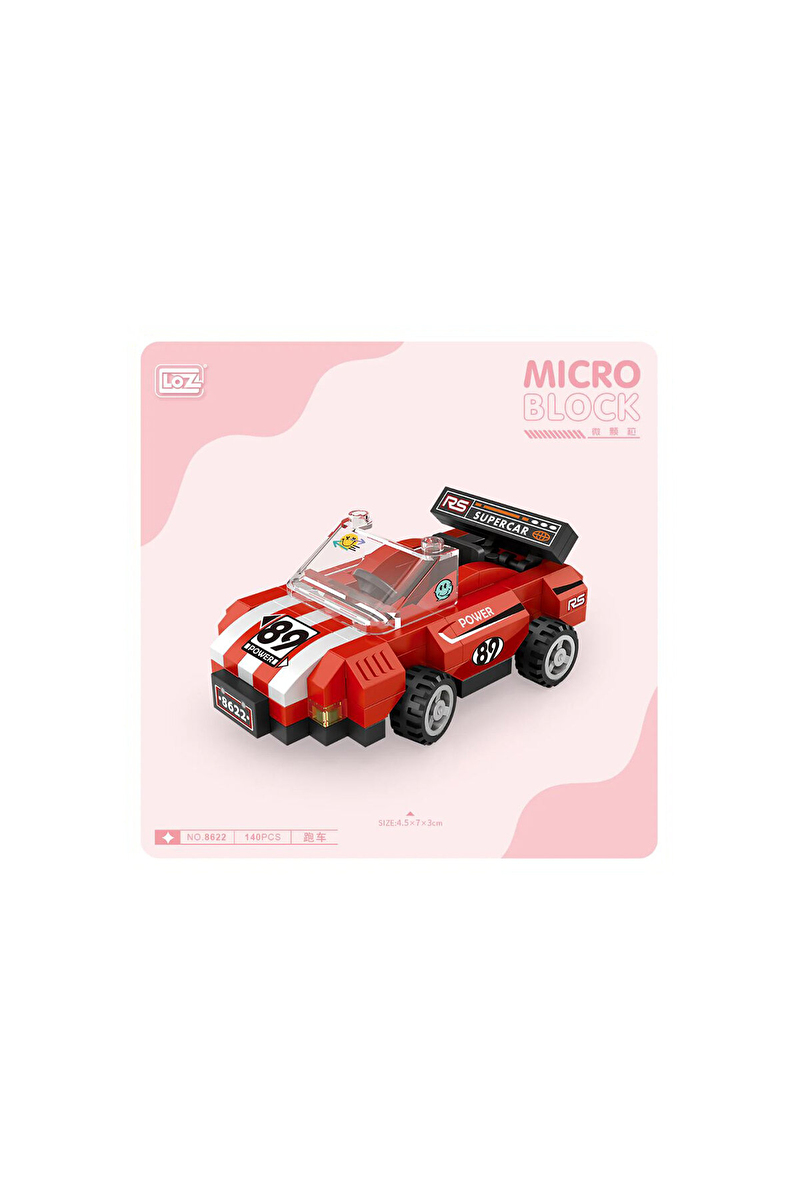 LOZ Mikro Block Yarış Arabası 140 Parça LZ-8622