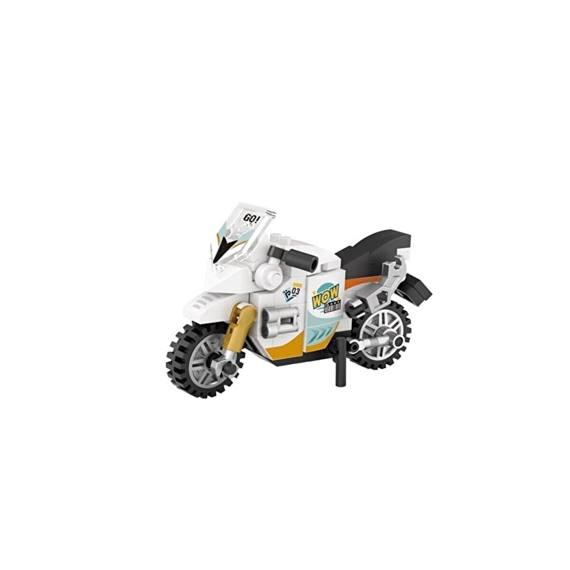 Loz Motorsiklet 120 Parça Block Oyuncak-Mini Poşet 8624