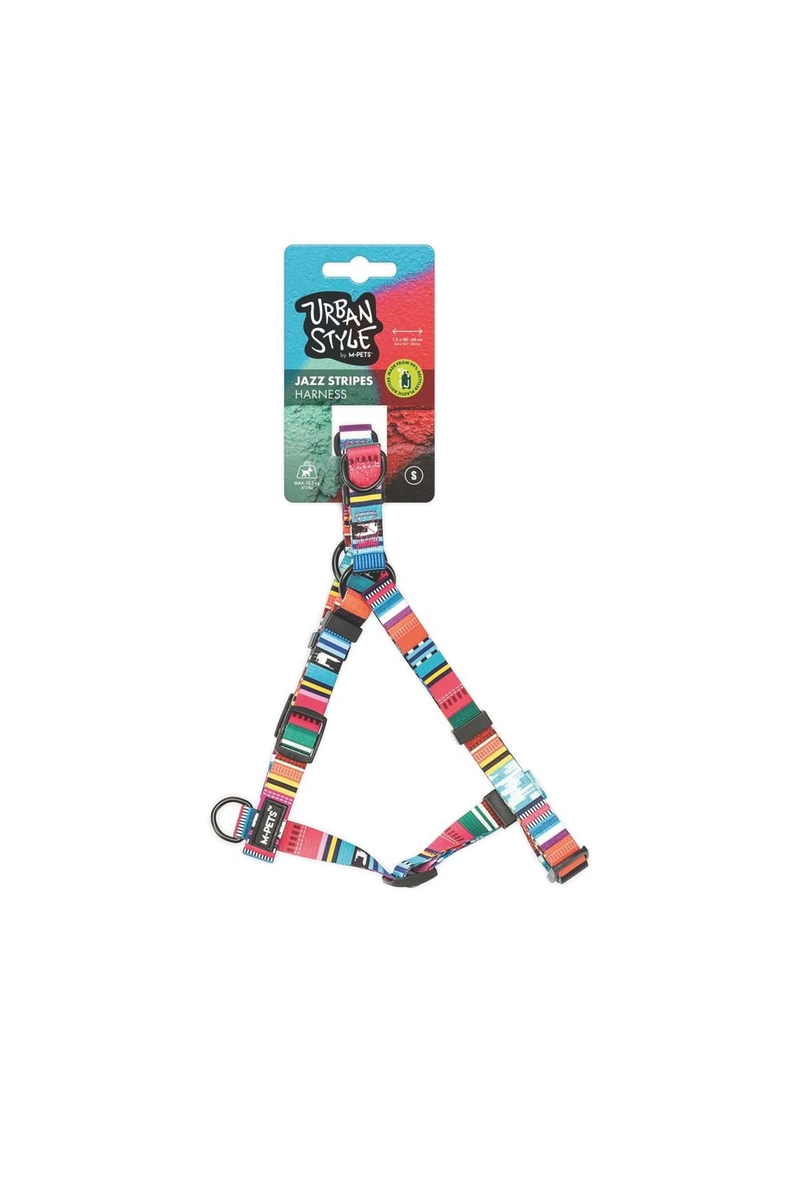 M-Pets Jazz Stripes Göğüs Tasması S