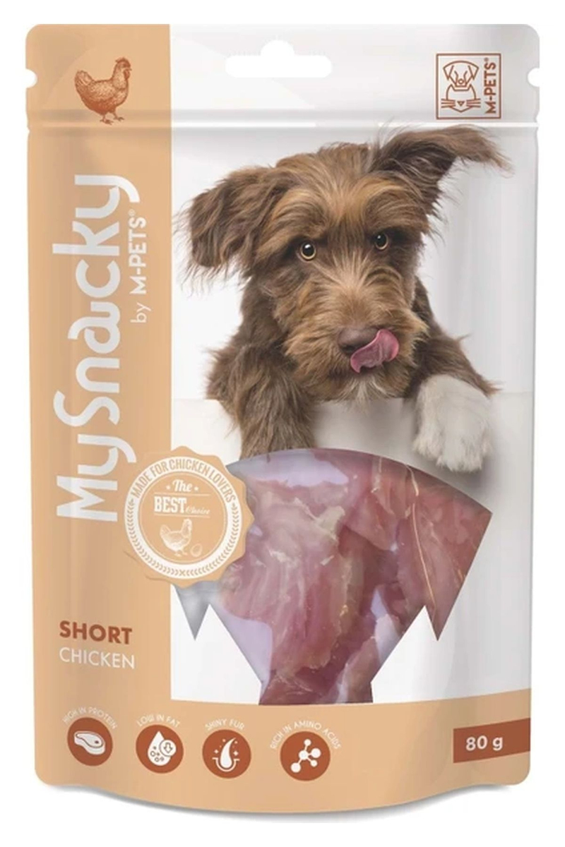 M-Pets My Snacky Short Chiken Strips Köpek Ödülü 80g