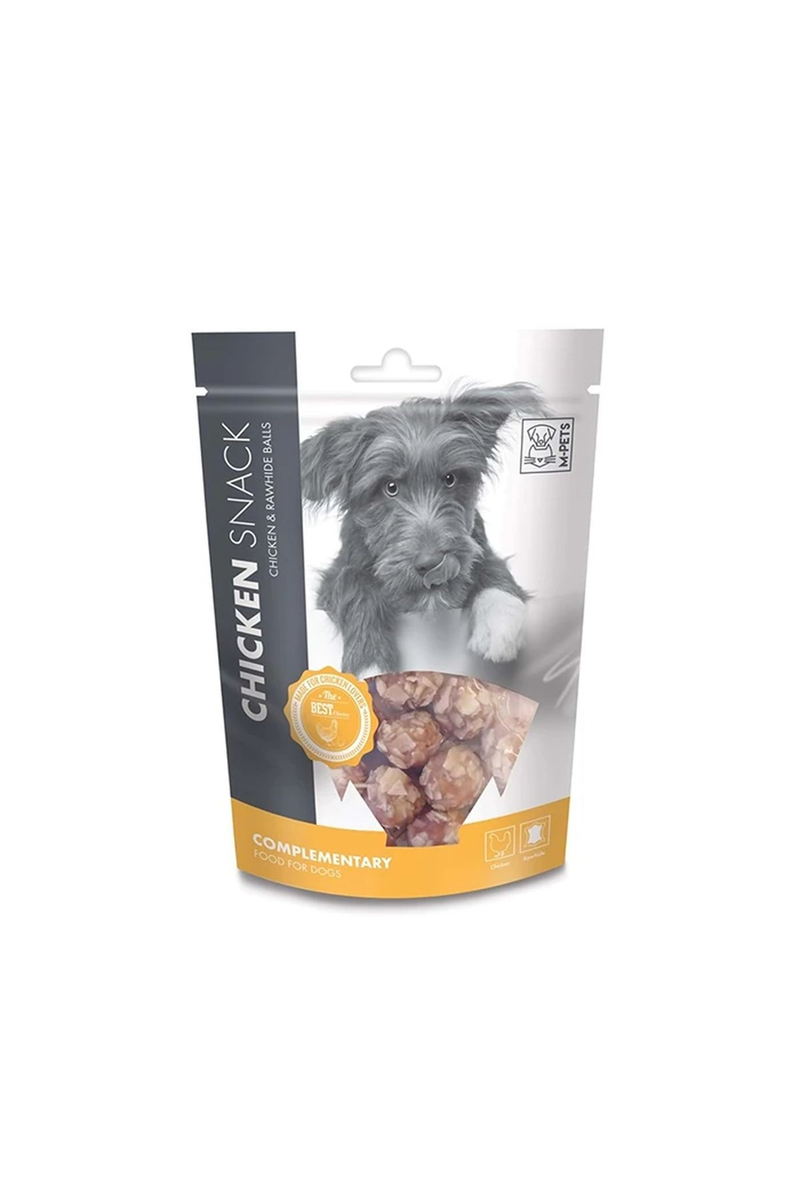 M-Pets My Sancky Chicken ve Rawhide Balls Köpek Ödülü 80g