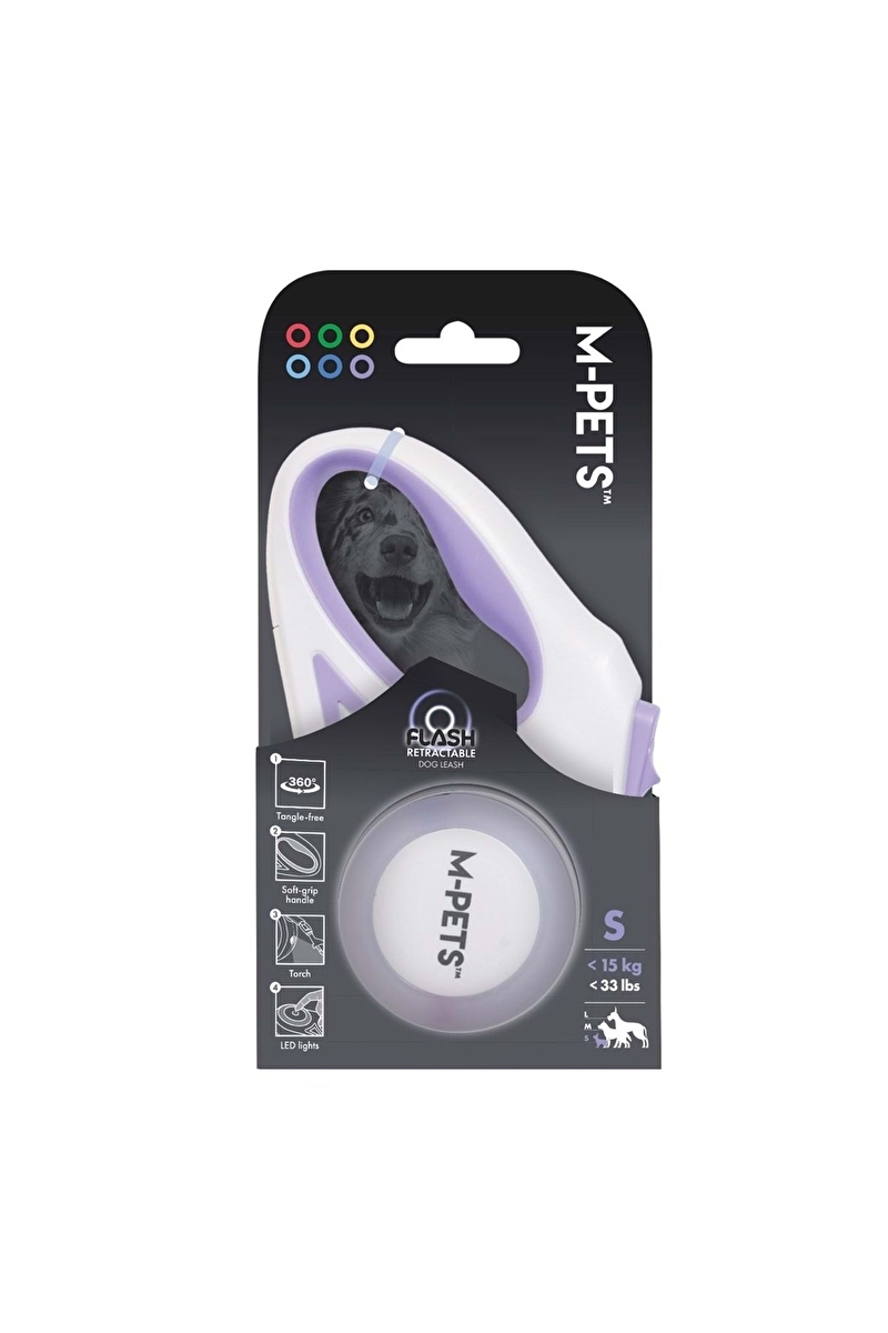 M-Pets Led Oto.grezdır.3mt/Purple