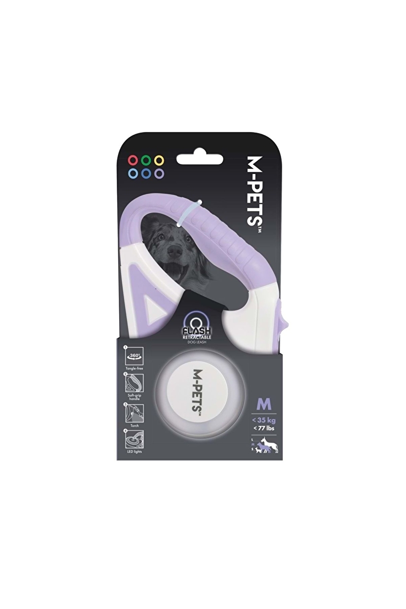 M-Pets Led Oto.grezdır.5mt/Purple