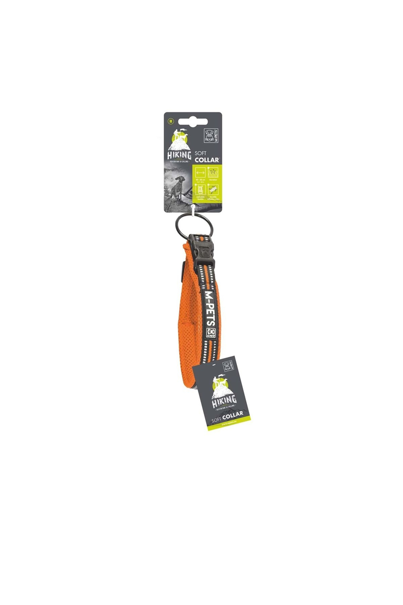 M-Pets Hıkıng Reflektörlü Soft Boyun Tasması Orange (M)