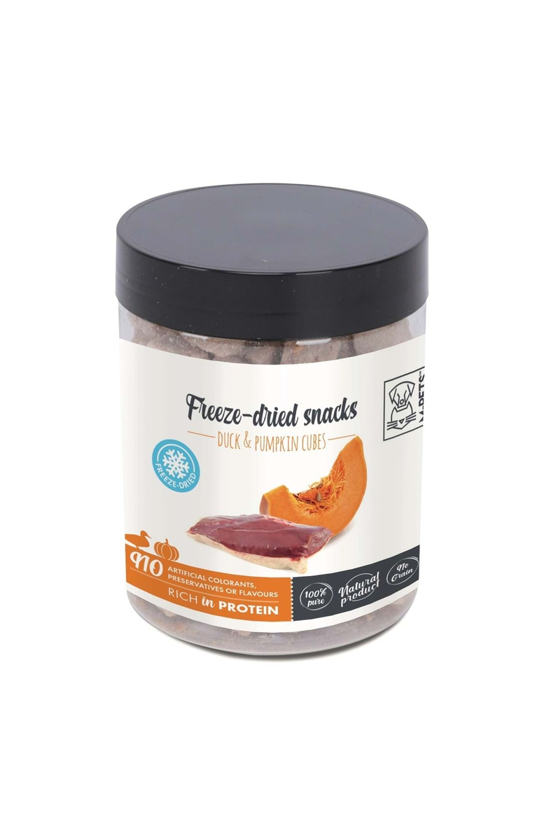 M-PETS Freeze Dried Ördek ve Balkabağı Küpleri Köpek Ödülü