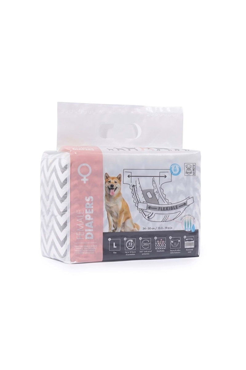 M-PETS DIAPERS DISI KOPEK KULOT(L)10LU