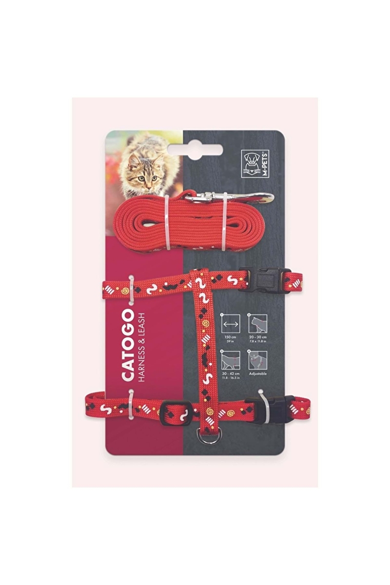 MPETS KEDİ GOGUS TASMA.GEZDIR.RED