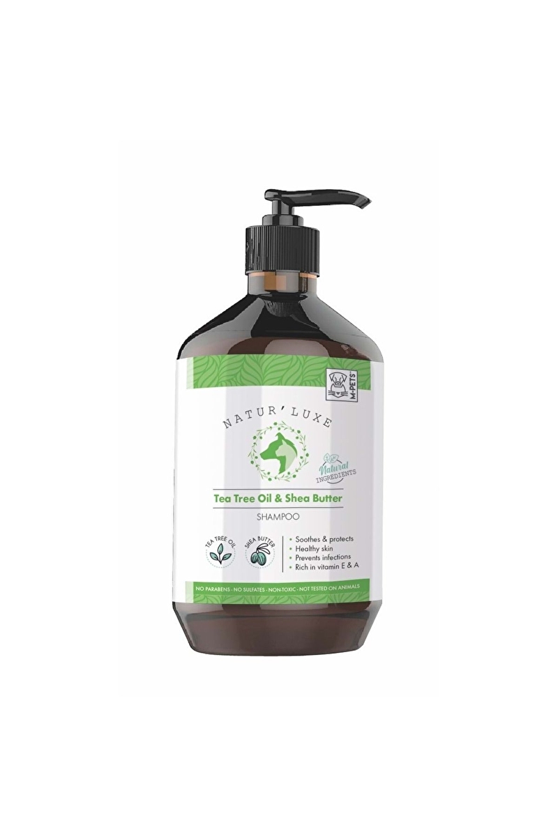 MPETS DOG SHAMPO TEA TREE SHEA BUT.500ML