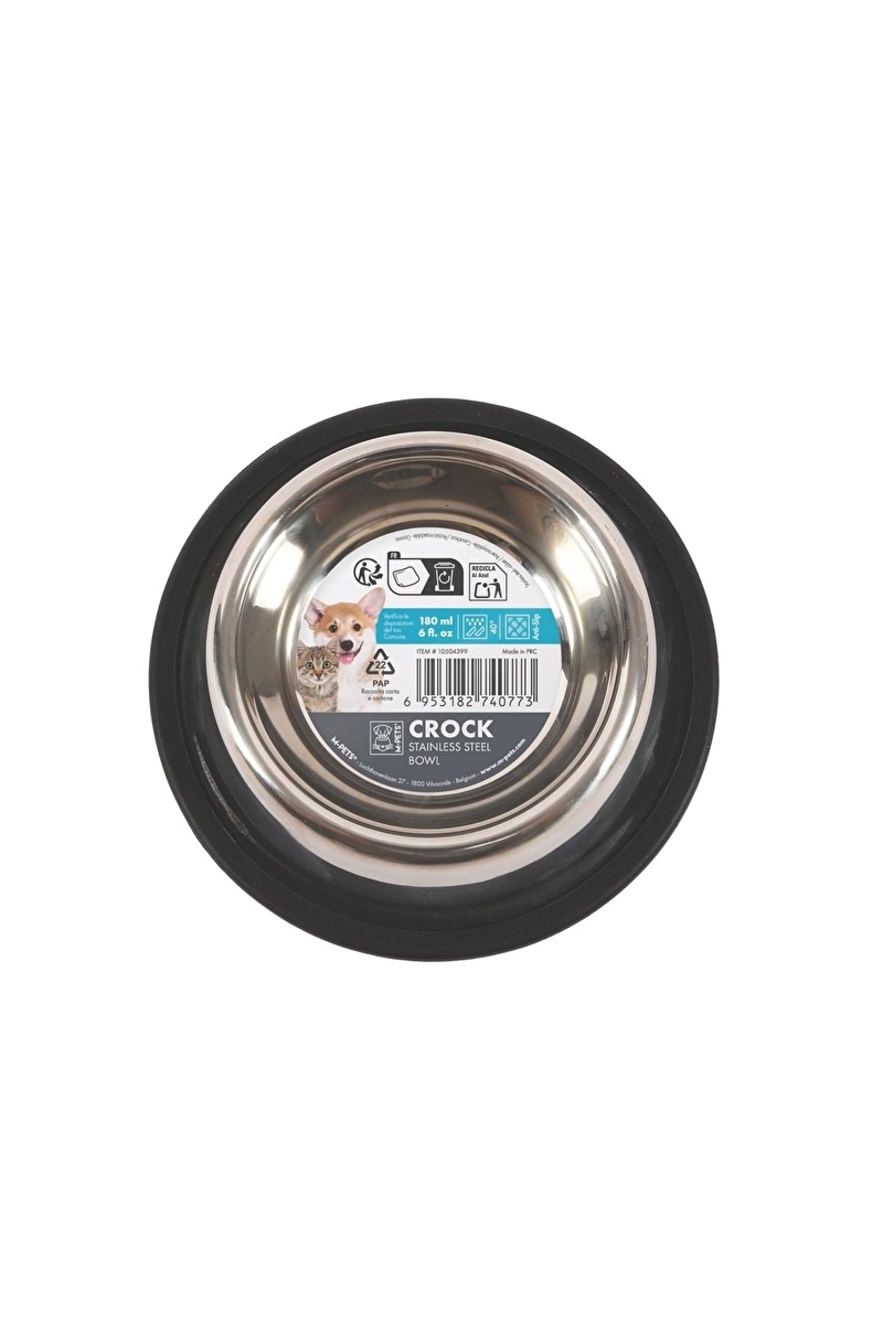 M-Pets Crock Paslanmaz Çe'lik Mama Kabı(xs)