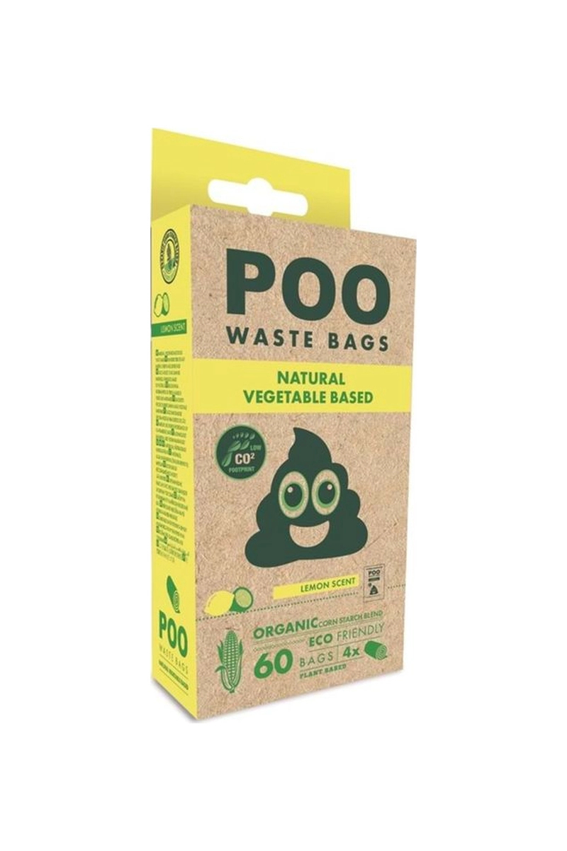 M-Pets Poo 4'lü Limon Kokulu Köpek Dışkı Poşeti