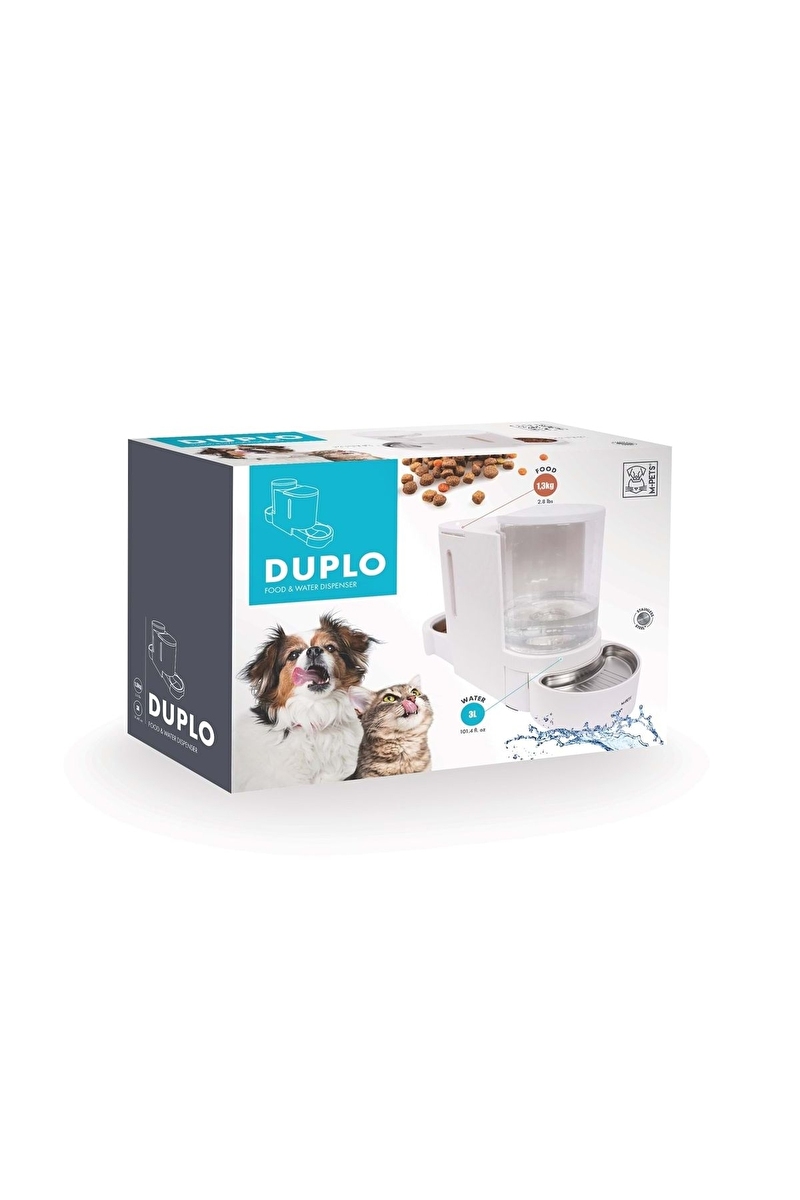 M-Pets Mama Su Kabı Hazne'lı Beyaz 3l/1.3kg