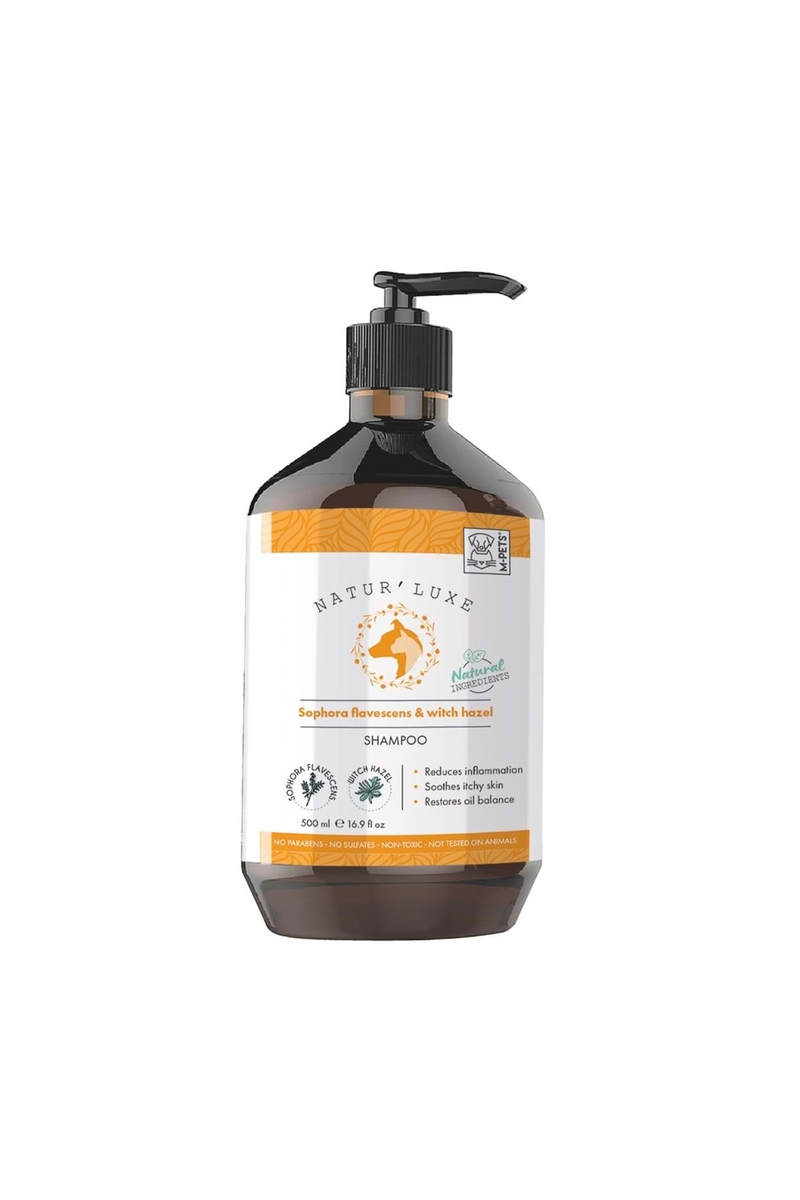 M-Pets Naturluxe Dog Shampoo Saphora Flavescens & Witch Hazel 500Ml