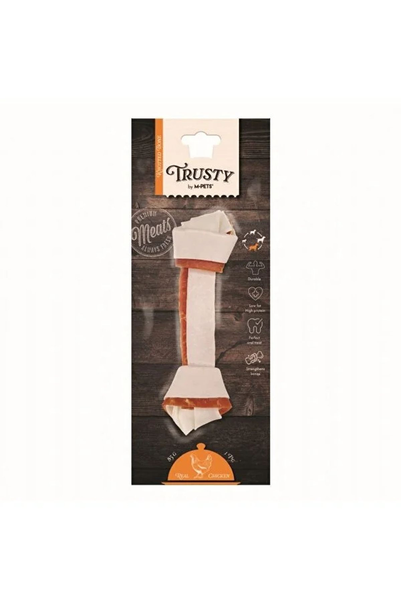 M-Pets Trusty Chıcken Düğümlü Kemik 85Gr/20,3Cm