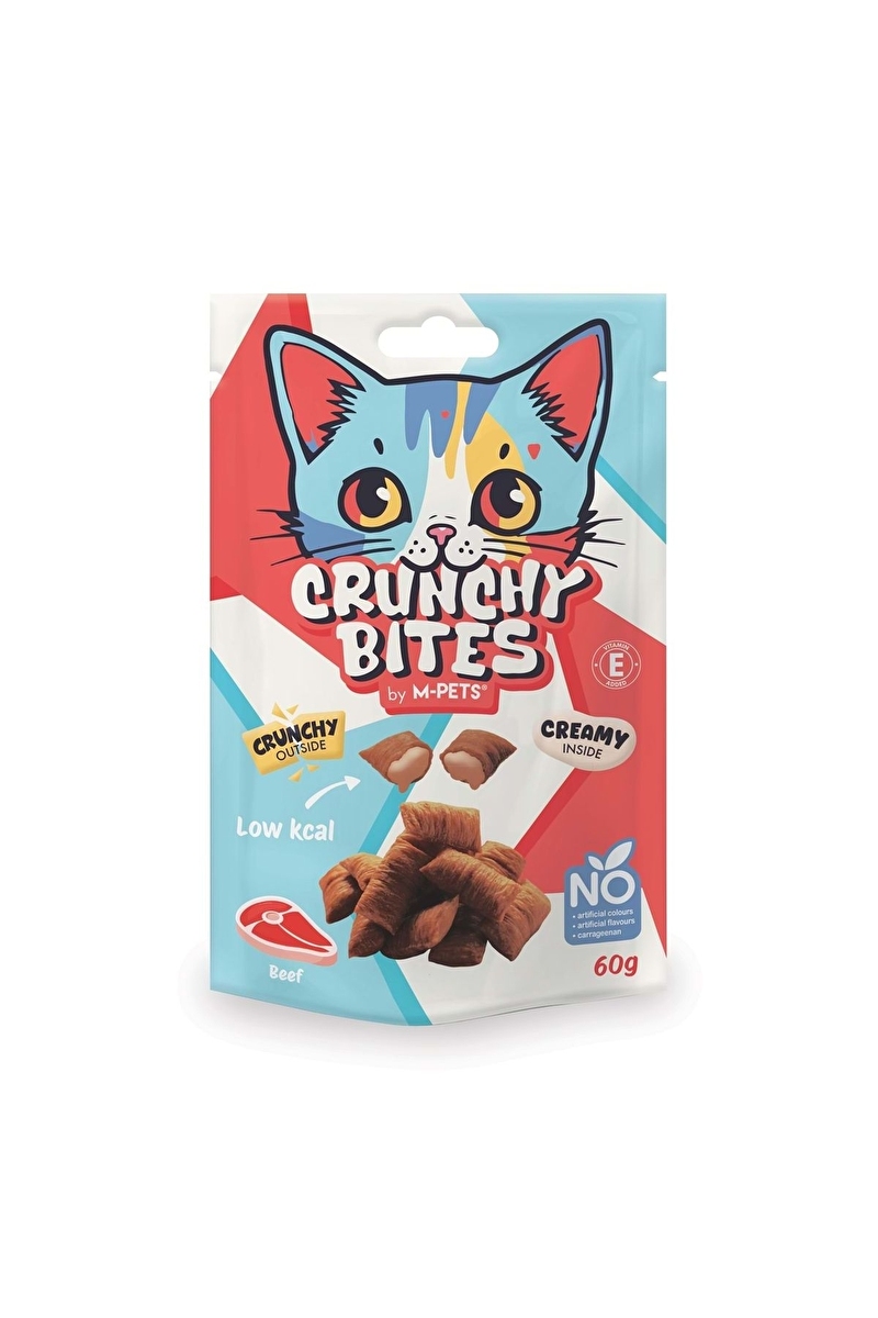 MPETS CRUNCHY BITES BIFTK KEDI ODUL60GR