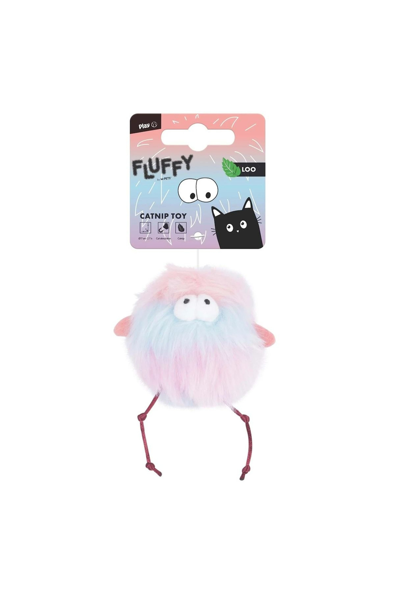 M-Pets Fluffy Loo Catnipli Kedi Oyuncağı Multicolor