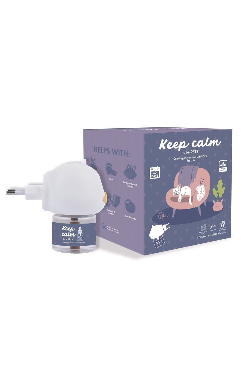 M-Pets Keep Calm Kedi Sakinleştirici Diffuser Set 48Ml