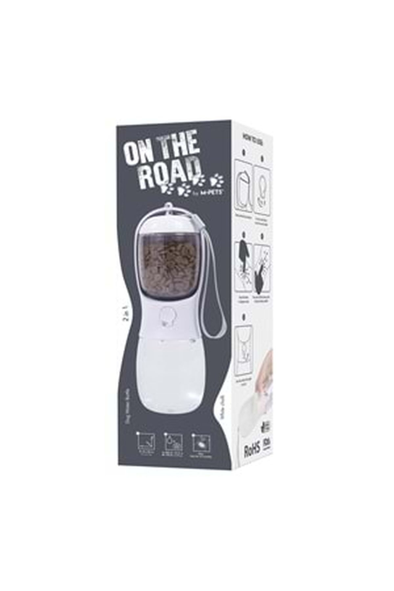M-PETS On The Road 3-in-1 Köpek Seyahat Suluğu Beyaz 300ML