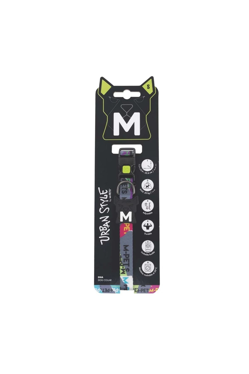 M-Pets Urban Style Dna Boyun Tasması (S)