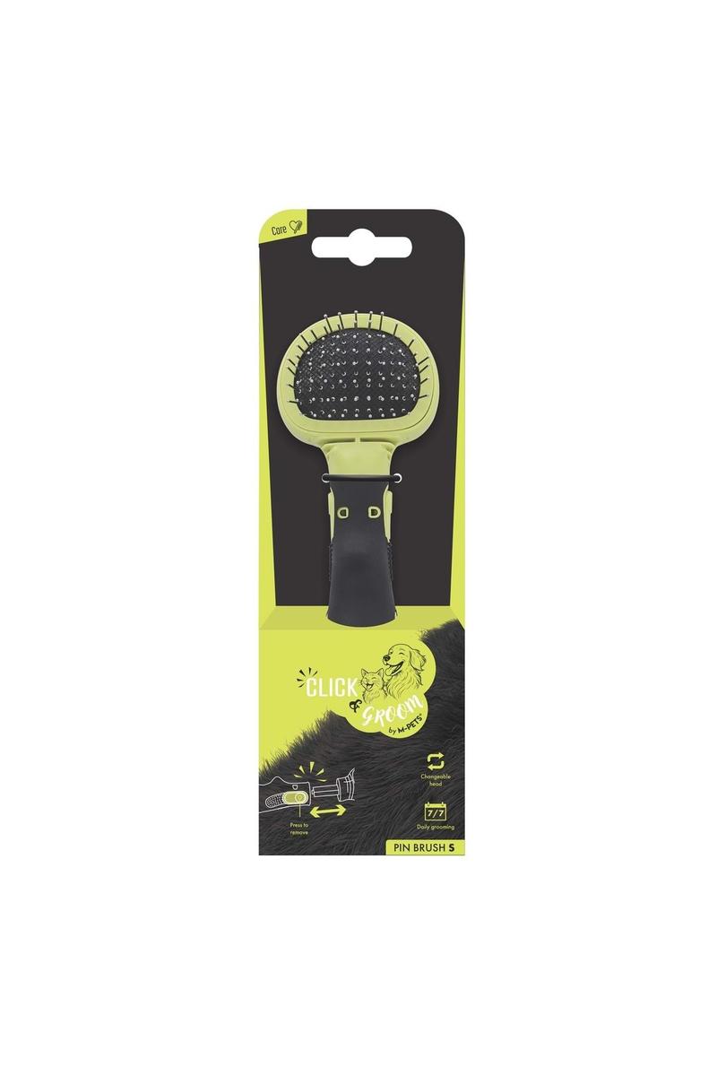 M-Pets Clıck And Groom Masaj Uclu Fırça (S)