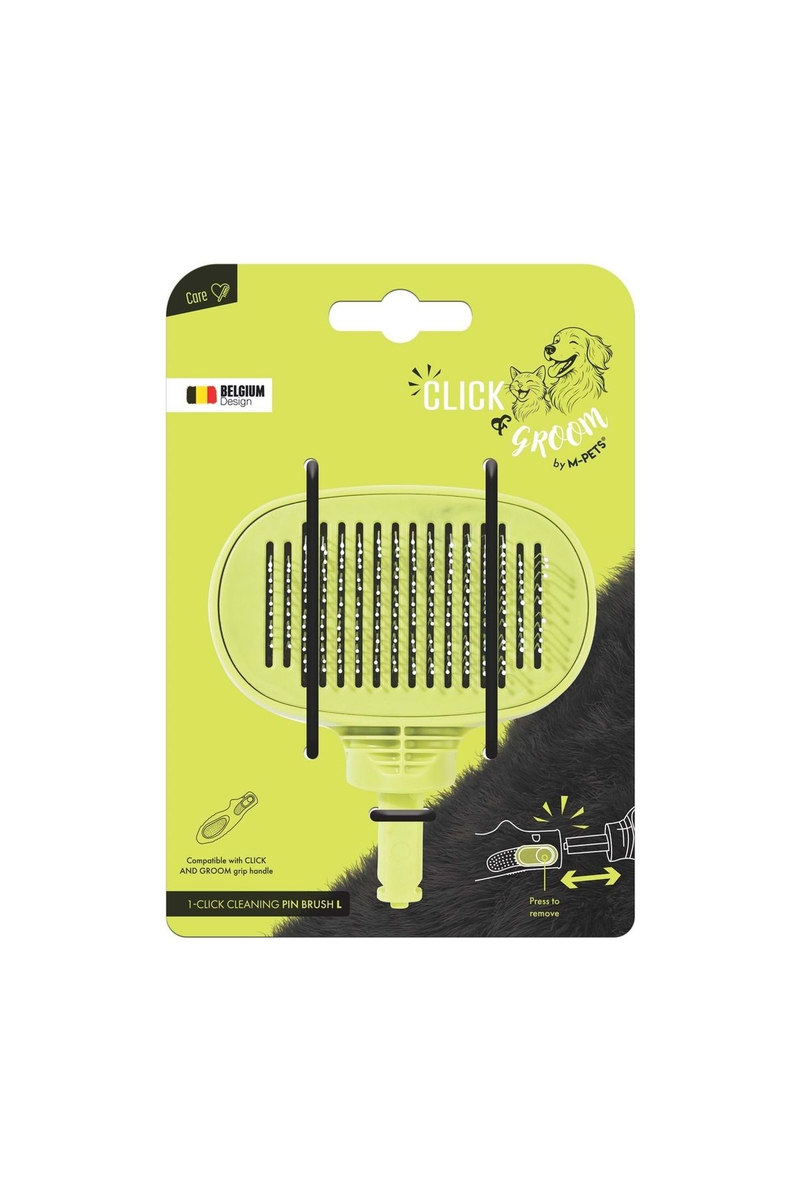 M-Pets Clıck And Groom Basmalı Masaj Uclu Fırça Yedek Başlık (L)