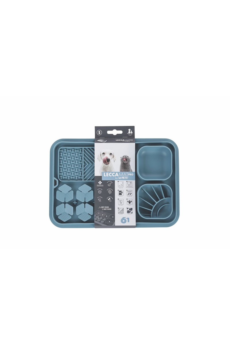 M-pets Lecca Pro Yavaş Beslenme Mat Mavi S