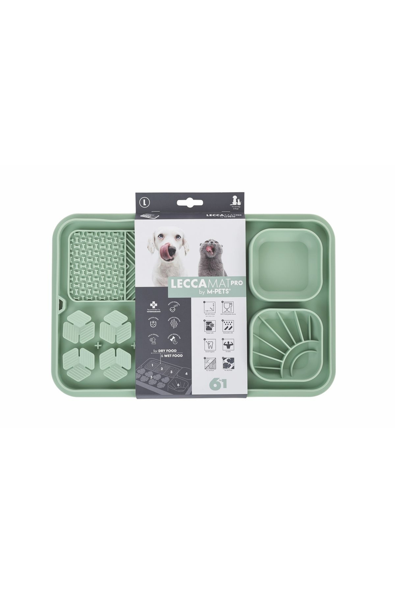 M-pets Lecca Pro Yavaş Beslenme Mat Yeşil L