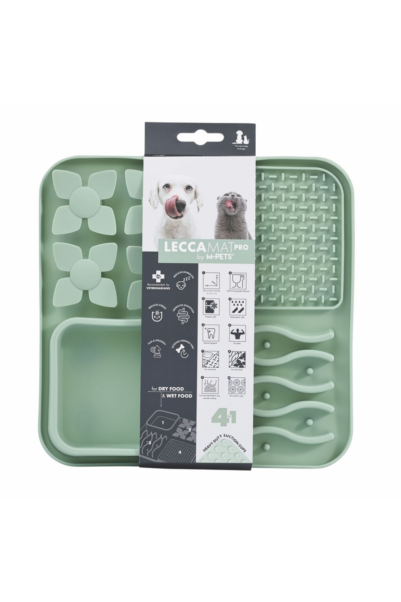 M-pets Lecca Pro Yavaş Beslenme Matı Yeşil