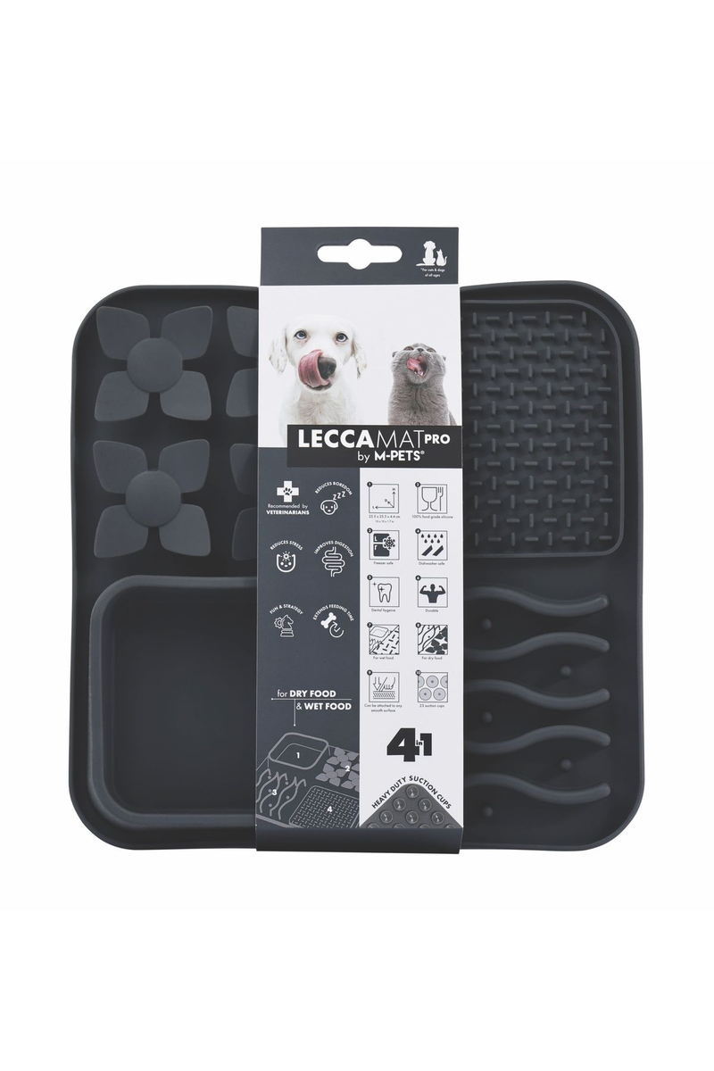 M-pets Lecca Pro Yavaş Beslenme Matı Siyah