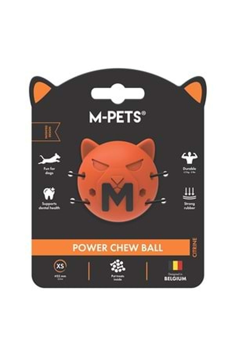 M-PETS Power Chew Ball Kauçuk Köpek Oyuncağı XS