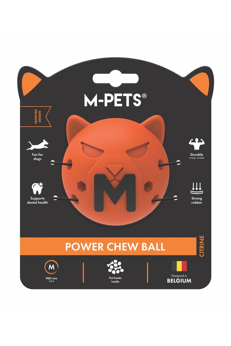 M-PETS Power Chew Ball Kauçuk Köpek Oyuncağı M