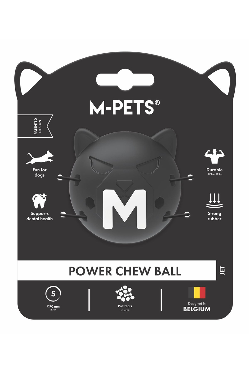 M-PETS Power Chew Ball Kauçuk Köpek Oyuncağı S