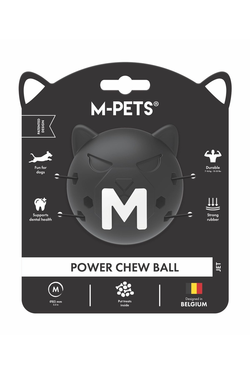 M-PETS Power Chew Ball Kauçuk Köpek Oyuncağı M