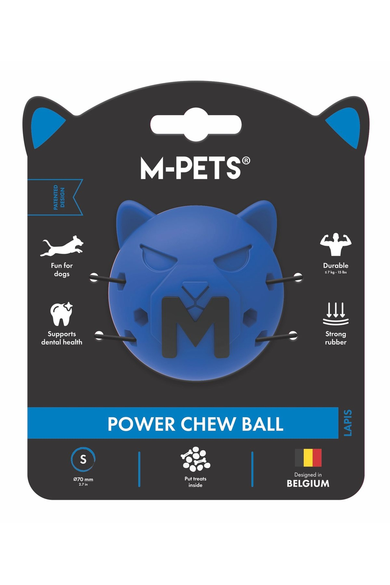 M-PETS Power Chew Ball Kauçuk Köpek Oyuncağı S
