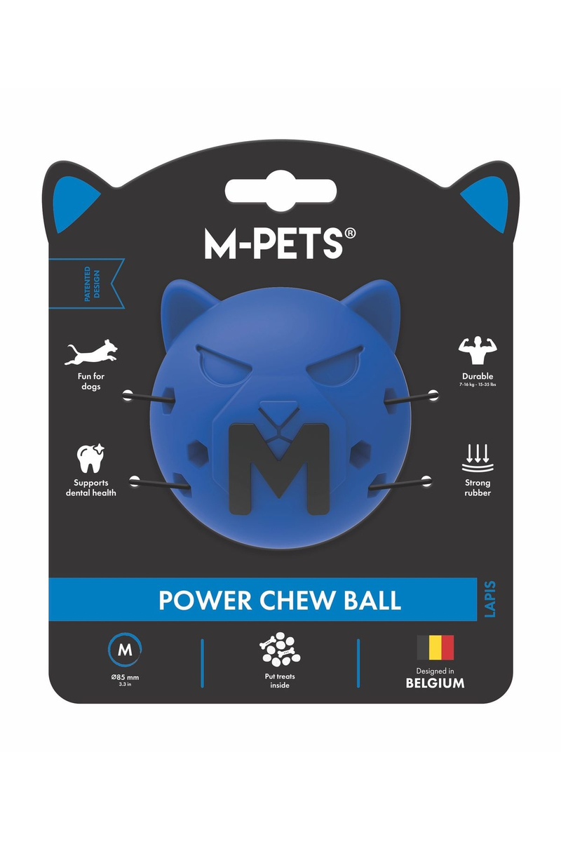 M-PETS Power Chew Ball Kauçuk Köpek Oyuncağı M