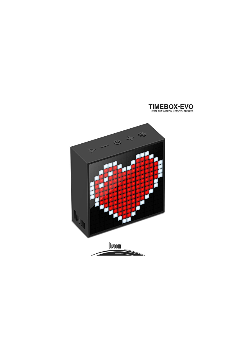 Divoom Timebox Evo Pixel Art Smart Bluetooth Hoparlör