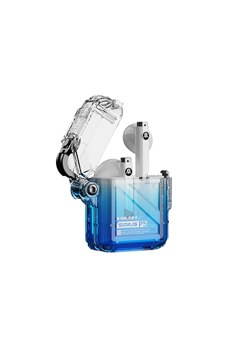 Gravastar Sirius P5 Mecha V2 True Wireless Bluetooth Kulaklık Mavi
