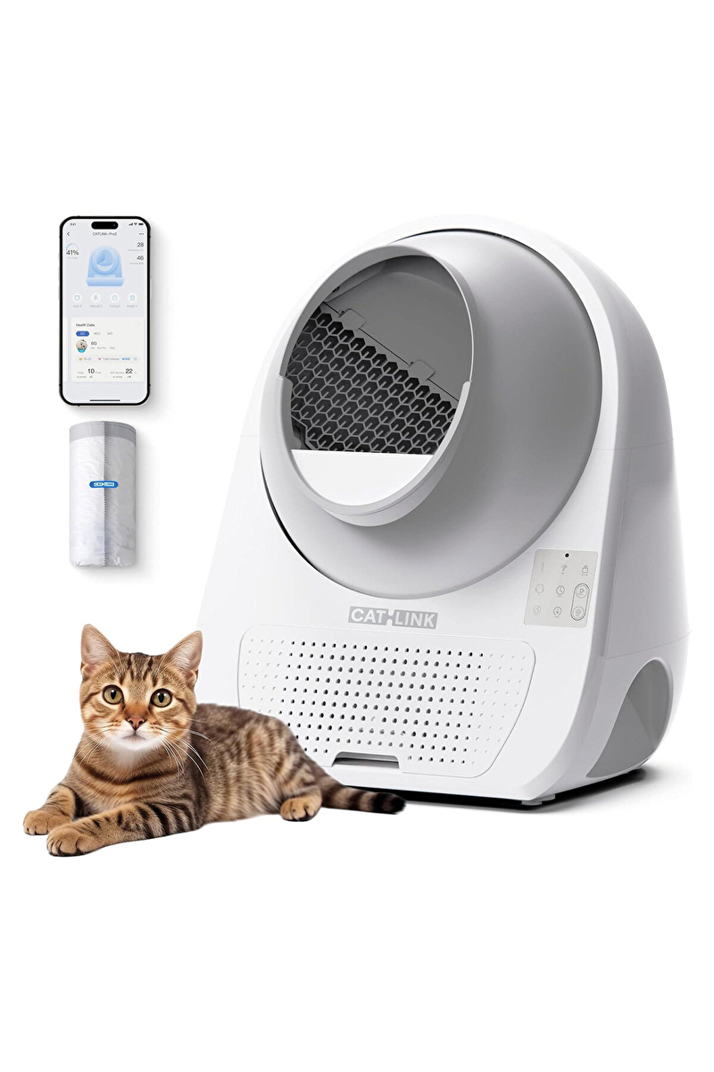 Catlink Yapay Zekâlı Otomatik Kedi Tuvaleti - Scooper