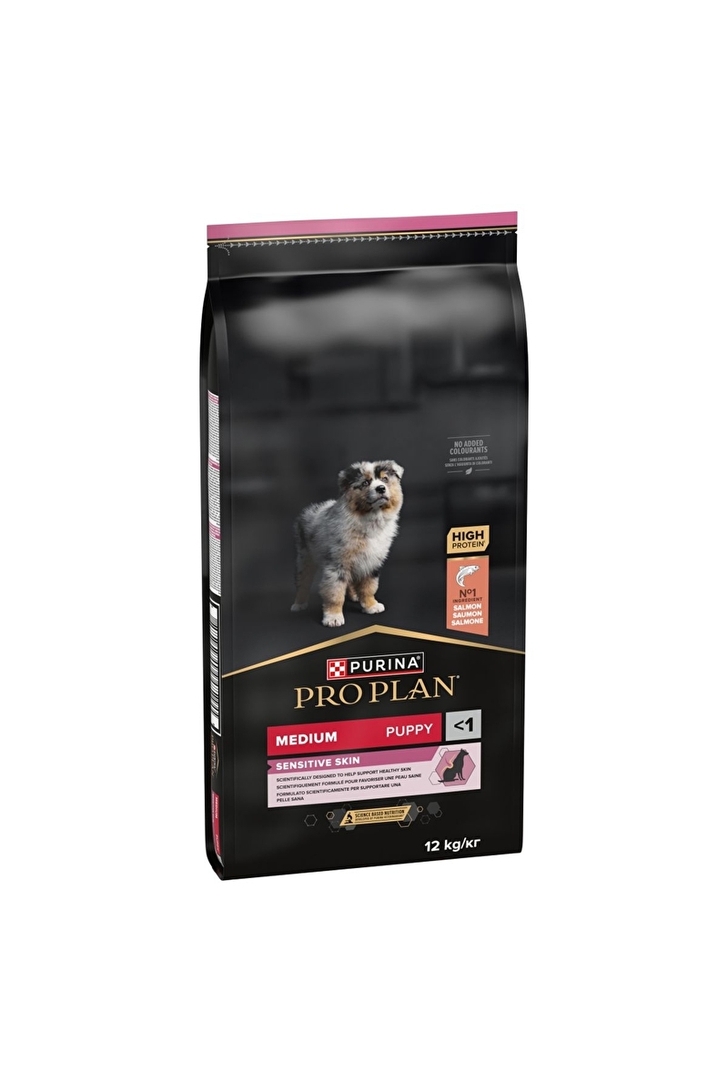 Pro Plan Orta Irk Somonlu Yavru Köpek Maması 12 kg