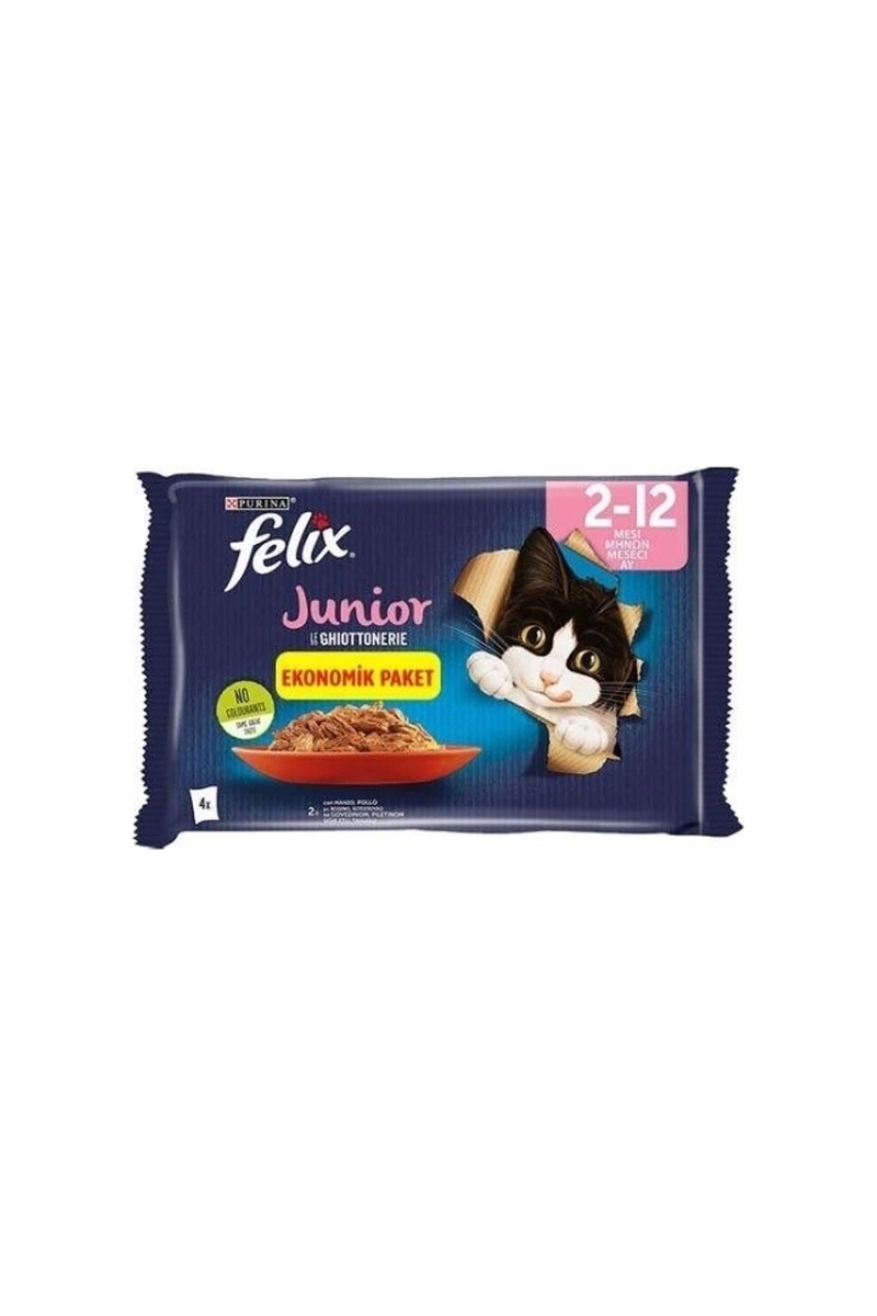 Felix Pouch Yavru Kedi 4x85 g
